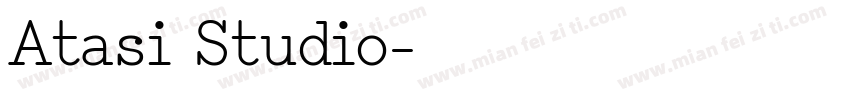 Atasi Studio字体转换